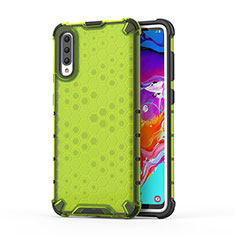 Custodia Silicone Trasparente Laterale 360 Gradi Cover AM1 per Samsung Galaxy A70 Verde