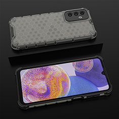 Custodia Silicone Trasparente Laterale 360 Gradi Cover AM1 per Samsung Galaxy F23 5G Nero