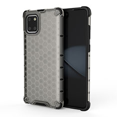 Custodia Silicone Trasparente Laterale 360 Gradi Cover AM1 per Samsung Galaxy Note 10 Lite Nero