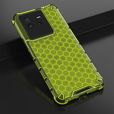 Custodia Silicone Trasparente Laterale 360 Gradi Cover AM1 per Vivo iQOO Neo6 SE 5G Verde