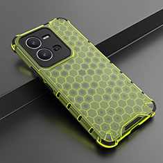 Custodia Silicone Trasparente Laterale 360 Gradi Cover AM1 per Vivo X80 Lite 5G Verde