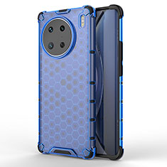 Custodia Silicone Trasparente Laterale 360 Gradi Cover AM1 per Vivo X90 Pro 5G Blu