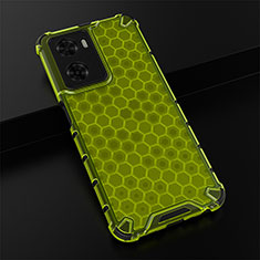 Custodia Silicone Trasparente Laterale 360 Gradi Cover AM2 per Oppo A77 4G Verde