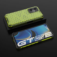 Custodia Silicone Trasparente Laterale 360 Gradi Cover AM2 per Realme GT Neo 3T 5G Verde