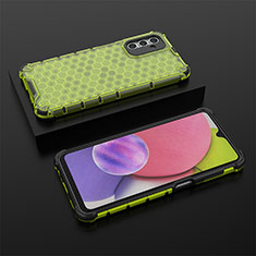 Custodia Silicone Trasparente Laterale 360 Gradi Cover AM2 per Samsung Galaxy A04s Verde
