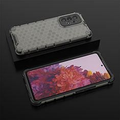 Custodia Silicone Trasparente Laterale 360 Gradi Cover AM2 per Samsung Galaxy A53 5G Nero