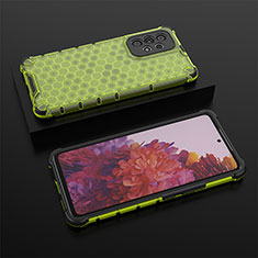 Custodia Silicone Trasparente Laterale 360 Gradi Cover AM2 per Samsung Galaxy A53 5G Verde