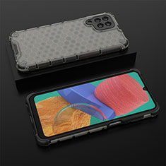 Custodia Silicone Trasparente Laterale 360 Gradi Cover AM2 per Samsung Galaxy M33 5G Nero