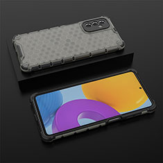 Custodia Silicone Trasparente Laterale 360 Gradi Cover AM2 per Samsung Galaxy M52 5G Nero