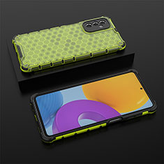 Custodia Silicone Trasparente Laterale 360 Gradi Cover AM2 per Samsung Galaxy M52 5G Verde