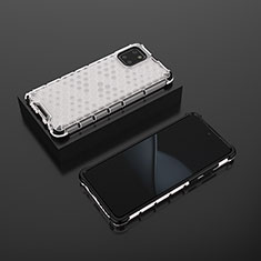 Custodia Silicone Trasparente Laterale 360 Gradi Cover AM2 per Samsung Galaxy M60s Bianco