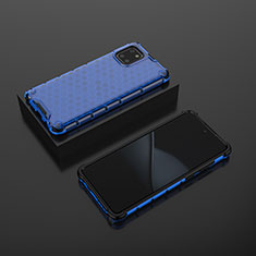 Custodia Silicone Trasparente Laterale 360 Gradi Cover AM2 per Samsung Galaxy Note 10 Lite Blu