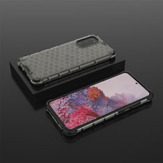 Custodia Silicone Trasparente Laterale 360 Gradi Cover AM2 per Samsung Galaxy S20 5G Nero