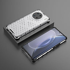 Custodia Silicone Trasparente Laterale 360 Gradi Cover AM2 per Vivo X90 Pro 5G Bianco