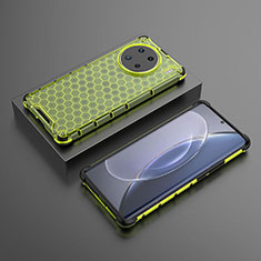 Custodia Silicone Trasparente Laterale 360 Gradi Cover AM2 per Vivo X90 Pro 5G Verde