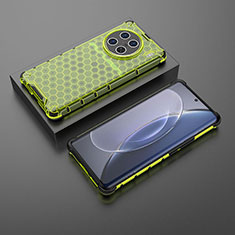 Custodia Silicone Trasparente Laterale 360 Gradi Cover AM2 per Vivo X90 Pro+ Plus 5G Verde