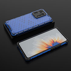 Custodia Silicone Trasparente Laterale 360 Gradi Cover AM2 per Xiaomi Mi Mix 4 5G Blu