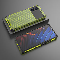 Custodia Silicone Trasparente Laterale 360 Gradi Cover AM2 per Xiaomi Poco M5 4G Verde