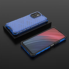 Custodia Silicone Trasparente Laterale 360 Gradi Cover AM2 per Xiaomi Poco X3 GT 5G Blu