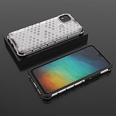 Custodia Silicone Trasparente Laterale 360 Gradi Cover AM2 per Xiaomi Redmi 10A 4G Bianco