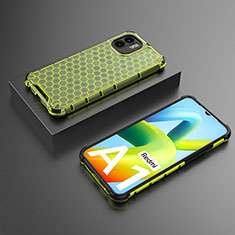 Custodia Silicone Trasparente Laterale 360 Gradi Cover AM2 per Xiaomi Redmi A2 Plus Verde