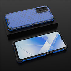 Custodia Silicone Trasparente Laterale 360 Gradi Cover AM3 per Oppo A53s 5G Blu