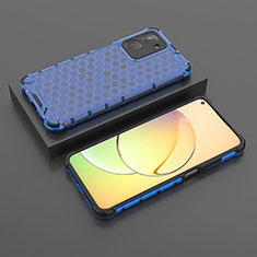 Custodia Silicone Trasparente Laterale 360 Gradi Cover AM3 per Realme 10 4G Blu