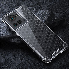 Custodia Silicone Trasparente Laterale 360 Gradi Cover AM4 per OnePlus Ace 5G Grigio