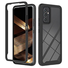Custodia Silicone Trasparente Laterale 360 Gradi Cover ZJ2 per Samsung Galaxy A15 5G Nero