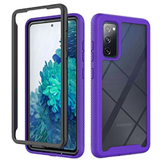 Custodia Silicone Trasparente Laterale 360 Gradi Cover ZJ3 per Samsung Galaxy S20 FE 5G Lavanda