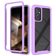 Custodia Silicone Trasparente Laterale 360 Gradi Cover ZJ4 per Samsung Galaxy A15 5G Lavanda