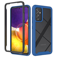 Custodia Silicone Trasparente Laterale 360 Gradi Cover ZJ4 per Samsung Galaxy A34 5G Blu