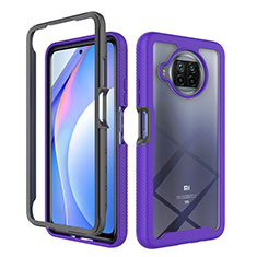 Custodia Silicone Trasparente Laterale 360 Gradi Cover ZJ4 per Xiaomi Mi 10T Lite 5G Viola