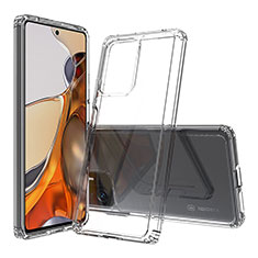 Custodia Silicone Trasparente Laterale 360 Gradi Cover ZJ5 per Xiaomi Mi 11T 5G Chiaro