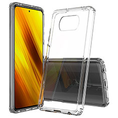 Custodia Silicone Trasparente Laterale 360 Gradi Cover ZJ5 per Xiaomi Poco X3 NFC Chiaro