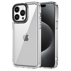 Custodia Silicone Trasparente Laterale Cover AC1 per Apple iPhone 13 Pro Max Chiaro
