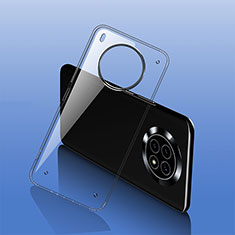 Custodia Silicone Trasparente Laterale Cover AC1 per Huawei Honor 50 Lite Nero