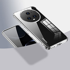 Custodia Silicone Trasparente Laterale Cover AC1 per Huawei Honor Magic5 Pro 5G Chiaro