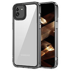 Custodia Silicone Trasparente Laterale Cover AC1 per Samsung Galaxy A03 Nero
