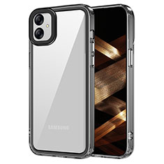 Custodia Silicone Trasparente Laterale Cover AC1 per Samsung Galaxy A04 4G Nero