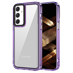 Custodia Silicone Trasparente Laterale Cover AC1 per Samsung Galaxy A54 5G Lavanda