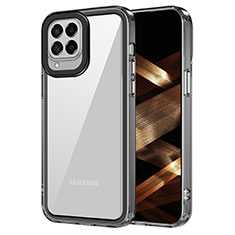Custodia Silicone Trasparente Laterale Cover AC1 per Samsung Galaxy M33 5G Nero