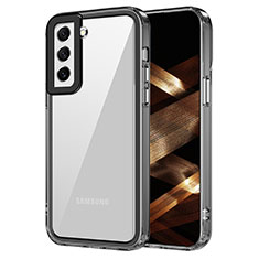 Custodia Silicone Trasparente Laterale Cover AC1 per Samsung Galaxy S21 FE 5G Nero