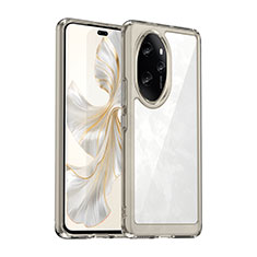 Custodia Silicone Trasparente Laterale Cover J01S per Huawei Honor 100 Pro 5G Grigio