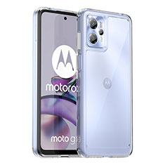 Custodia Silicone Trasparente Laterale Cover J01S per Motorola Moto G13 Chiaro