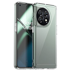 Custodia Silicone Trasparente Laterale Cover J01S per OnePlus 11 5G Chiaro