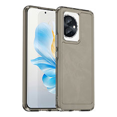 Custodia Silicone Trasparente Laterale Cover J02S per Huawei Honor 100 5G Grigio