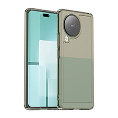 Custodia Silicone Trasparente Laterale Cover J02S per Xiaomi Civi 3 5G Grigio