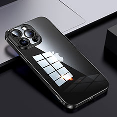 Custodia Silicone Trasparente Laterale Cover LD2 per Apple iPhone 13 Pro Max Nero
