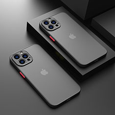 Custodia Silicone Trasparente Laterale Cover LS1 per Apple iPhone 13 Pro Nero